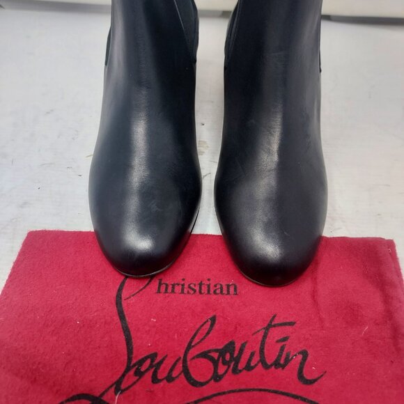 Christian Louboutin Black Leather Turelastic Chelsea Boot - Picture 7 of 12